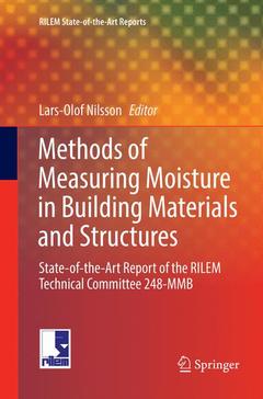 Couverture de l’ouvrage Methods of Measuring Moisture in Building Materials and Structures