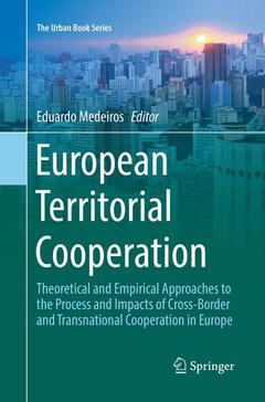 Couverture de l’ouvrage European Territorial Cooperation