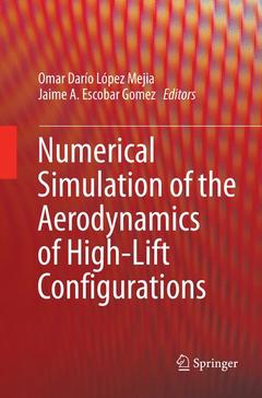 Couverture de l’ouvrage Numerical Simulation of the Aerodynamics of High-Lift Configurations