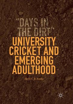 Couverture de l’ouvrage University Cricket and Emerging Adulthood