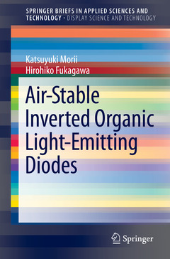 Couverture de l’ouvrage Air-Stable Inverted Organic Light-Emitting Diodes