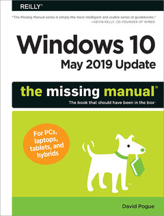 Cover of the book Windows 10 - May 2019 Update: The Missing Manual