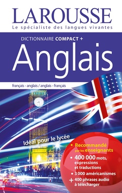 Couverture de l’ouvrage Dictionnaire compact plus français-anglais