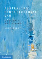 Couverture de l’ouvrage Australian Constitutional Law