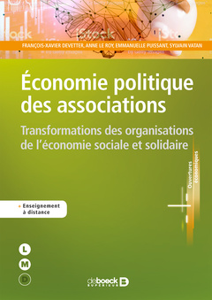 Couverture de l’ouvrage Économie politique des associations