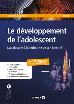 Cover of the book Le développement de l'adolescent
