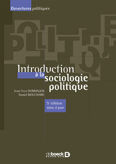 Couverture de l’ouvrage Introduction à la sociologie politique