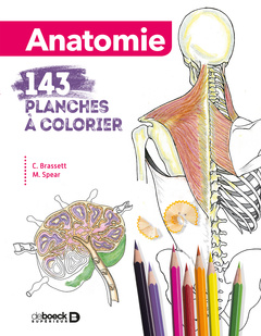 Couverture de l’ouvrage Anatomie 143 planches à colorier