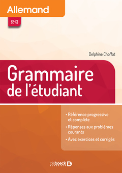 Couverture de l’ouvrage Allemand - Grammaire de l'étudiant