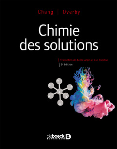 Cover of the book Chimie des solutions