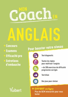 Cover of the book Mon coach en Anglais + QCM interactifs