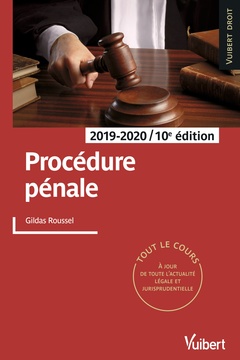 Couverture de l’ouvrage Procédure pénale 2019/2020