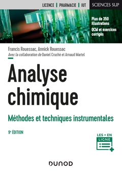 Couverture de l’ouvrage Analyse chimique - 9e éd. - Méthodes et techniques instrumentales