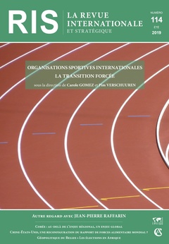 Couverture de l’ouvrage Revue internationale et strategique n 114 2/2019 - changer ou etre change ? les organisations sporti
