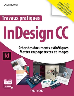 Cover of the book Travaux pratiques InDesign CC