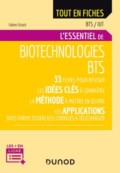 Couverture de l’ouvrage Biotechnologies - BTS - 3e éd.