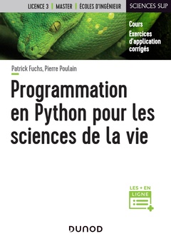 Couverture de l’ouvrage Programmation en Python pour les sciences de la vie