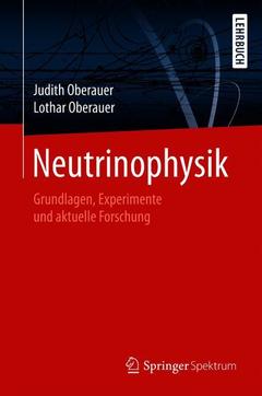 Couverture de l’ouvrage Neutrinophysik