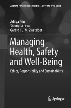 Cover of the book Managing Health, Safety and Well-Being