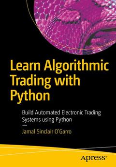 Couverture de l’ouvrage Learn Algorithmic Trading with Python