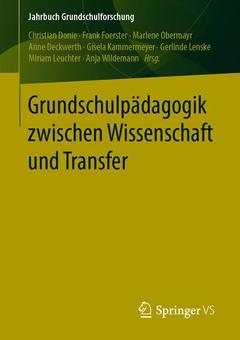 Couverture de l’ouvrage Grundschulpädagogik zwischen Wissenschaft und Transfer