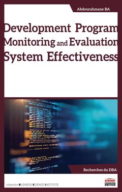 Cover of the book Development Program Monitoring and Evaluation System Effectiveness