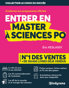 Cover of the book Entrer en master à sciences Po