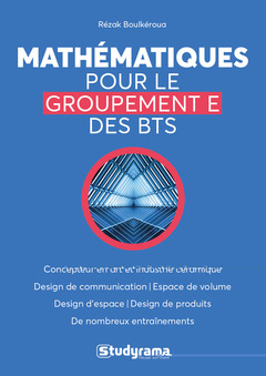 Cover of the book Mathématiques pour le groupement E des BTS