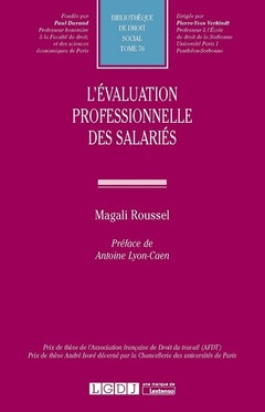 Cover of the book L'évaluation professionnelle des salariés