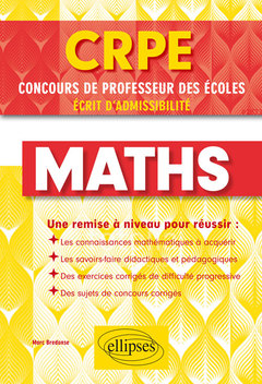 Couverture de l’ouvrage Les maths pour le concours de professeur des écoles
