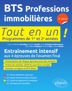 Cover of the book BTS PI (professions immobilières), 3e édition