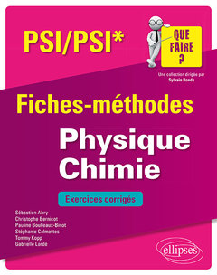 Couverture de l’ouvrage Physique-Chimie PSI