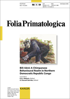 Couverture de l’ouvrage Bili-Uéré: A Chimpanzee Behavioural Realm in Northern Democratic Republic Congo