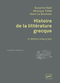 Cover of the book Histoire de la littérature grecque