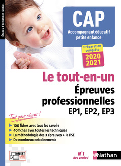 Couverture de l’ouvrage CAP accompagnant éducatif petite enfance - Le tout-en-un - EPR EP1 EP2 EP3 + PSE - (EFS)