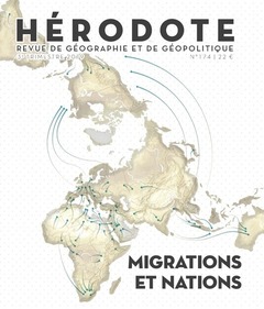 Couverture de l’ouvrage Hérodote numéro 174 Migrations et nations