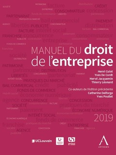 Cover of the book Manuel du droit de l'entreprise, 4ème édition