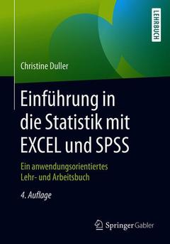 Couverture de l’ouvrage Einführung in die Statistik mit EXCEL und SPSS