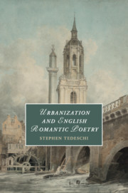 Couverture de l’ouvrage Urbanization and English Romantic Poetry