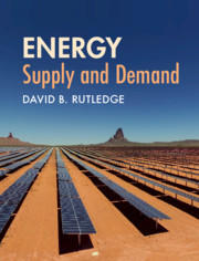 Couverture de l’ouvrage Energy: Supply and Demand