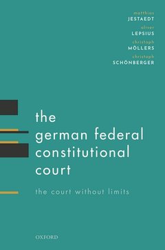 Couverture de l’ouvrage The German Federal Constitutional Court