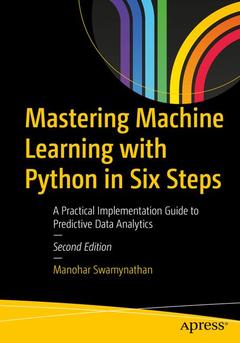 Couverture de l’ouvrage Mastering Machine Learning with Python in Six Steps