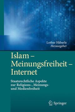 Couverture de l’ouvrage Islam – Meinungsfreiheit – Internet