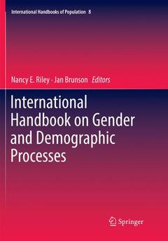 Couverture de l’ouvrage International Handbook on Gender and Demographic Processes