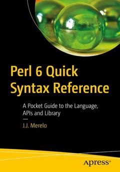 Couverture de l’ouvrage Perl 6 Quick Syntax Reference