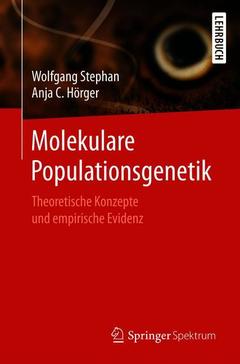 Cover of the book Molekulare Populationsgenetik