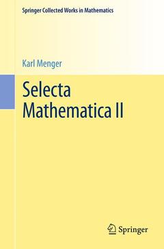 Couverture de l’ouvrage Selecta Mathematica II