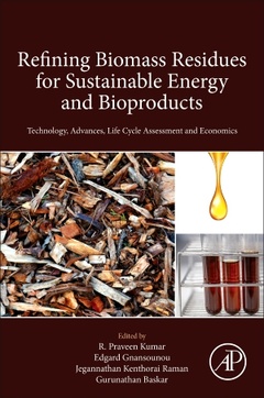 Couverture de l’ouvrage Refining Biomass Residues for Sustainable Energy and Bioproducts