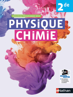 Couverture de l’ouvrage Physique Chimie 2de Manuel 2019