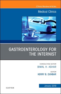 Couverture de l’ouvrage Gastroenterology for the Internist, An Issue of Medical Clinics of North America
